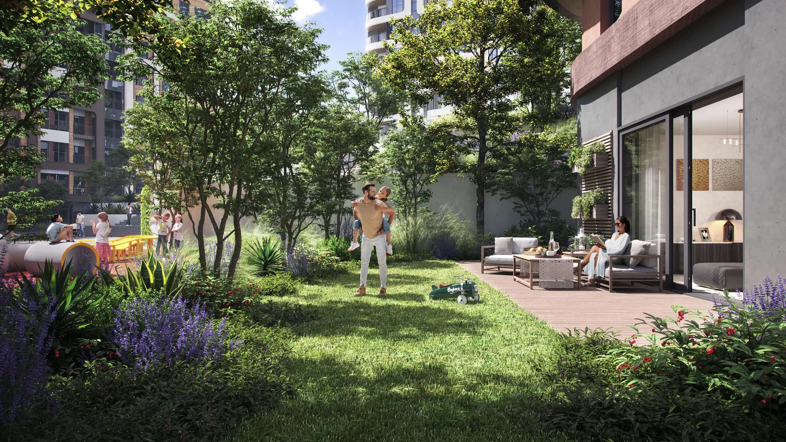 Современный комплекс у залива Халич - garden