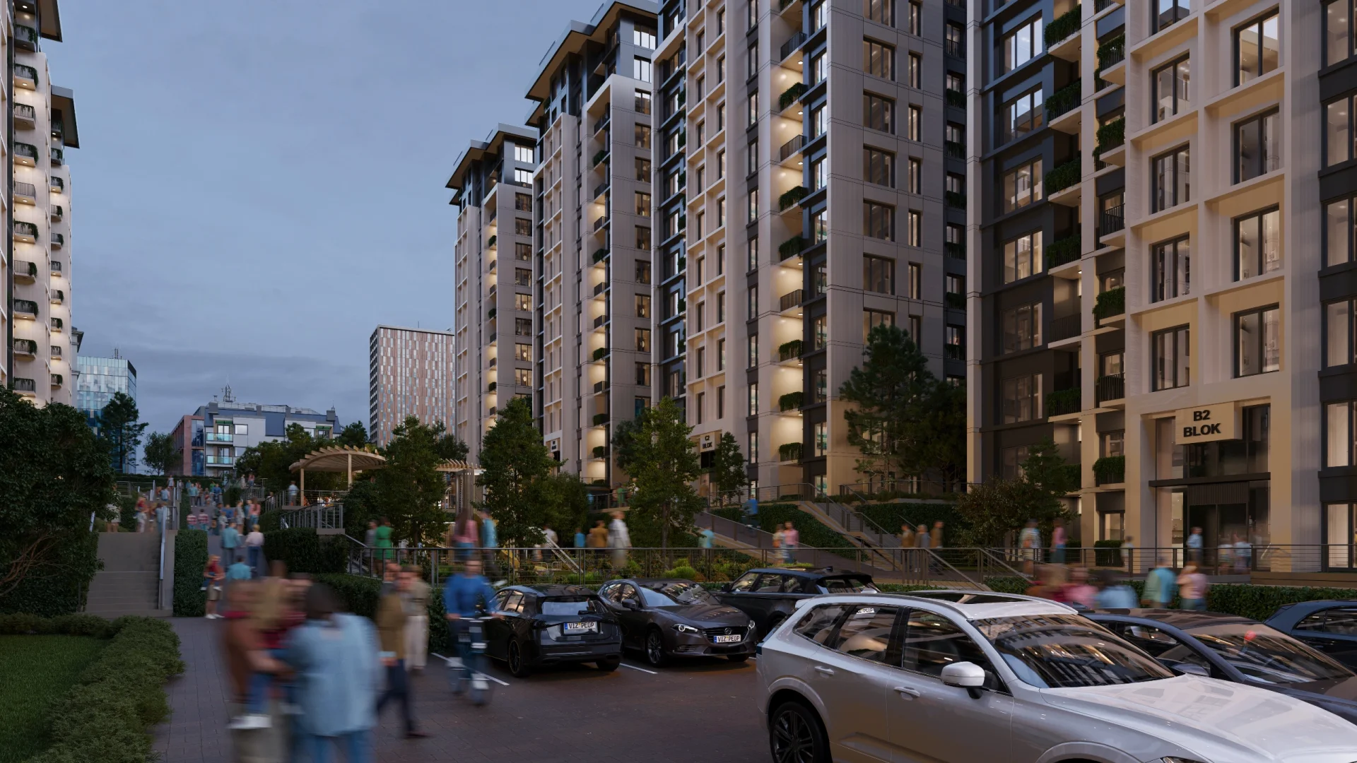 Современная резиденция с инфраструктурой в Багджыларе