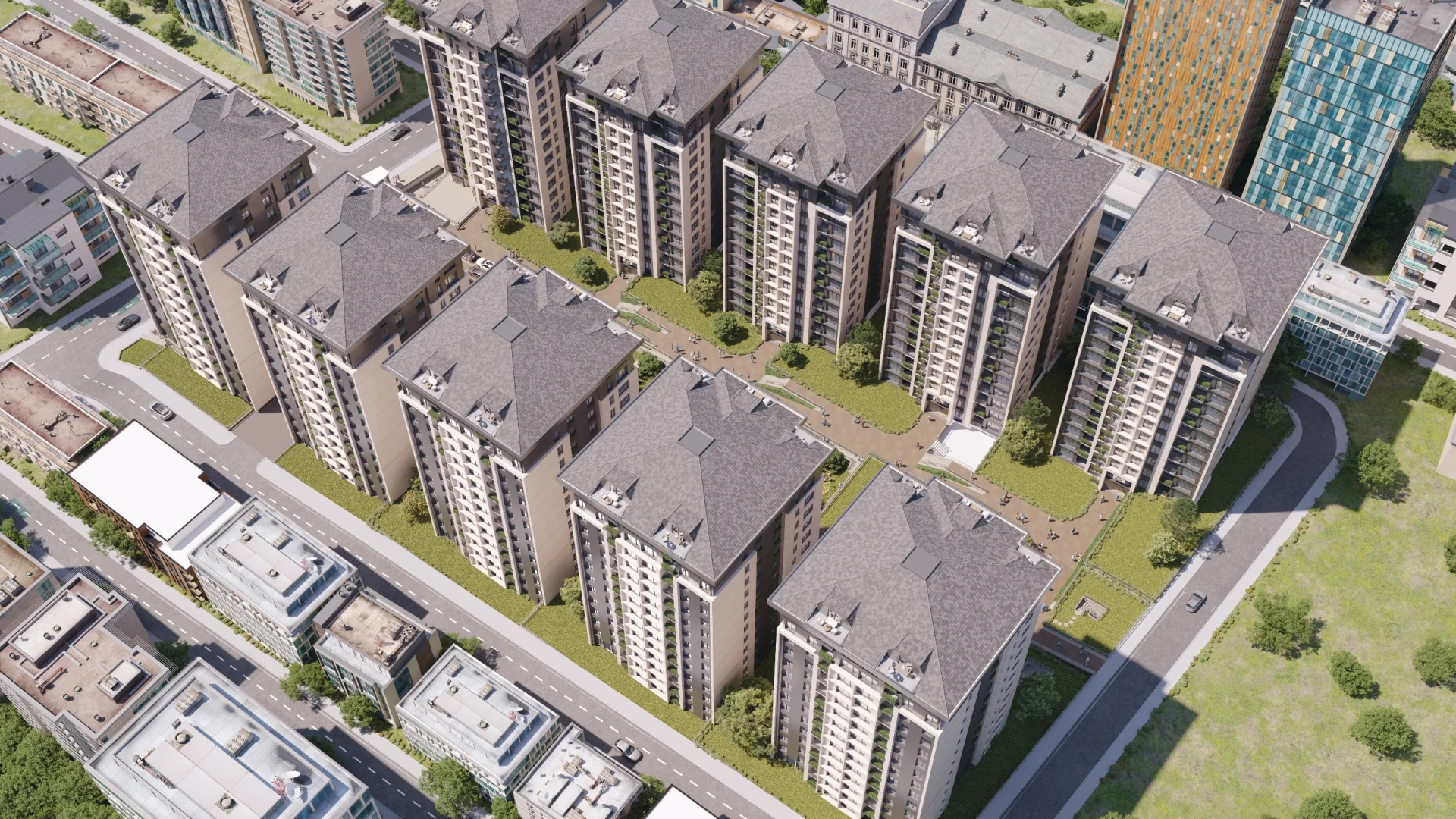 Современная резиденция с инфраструктурой в Багджыларе - untagged