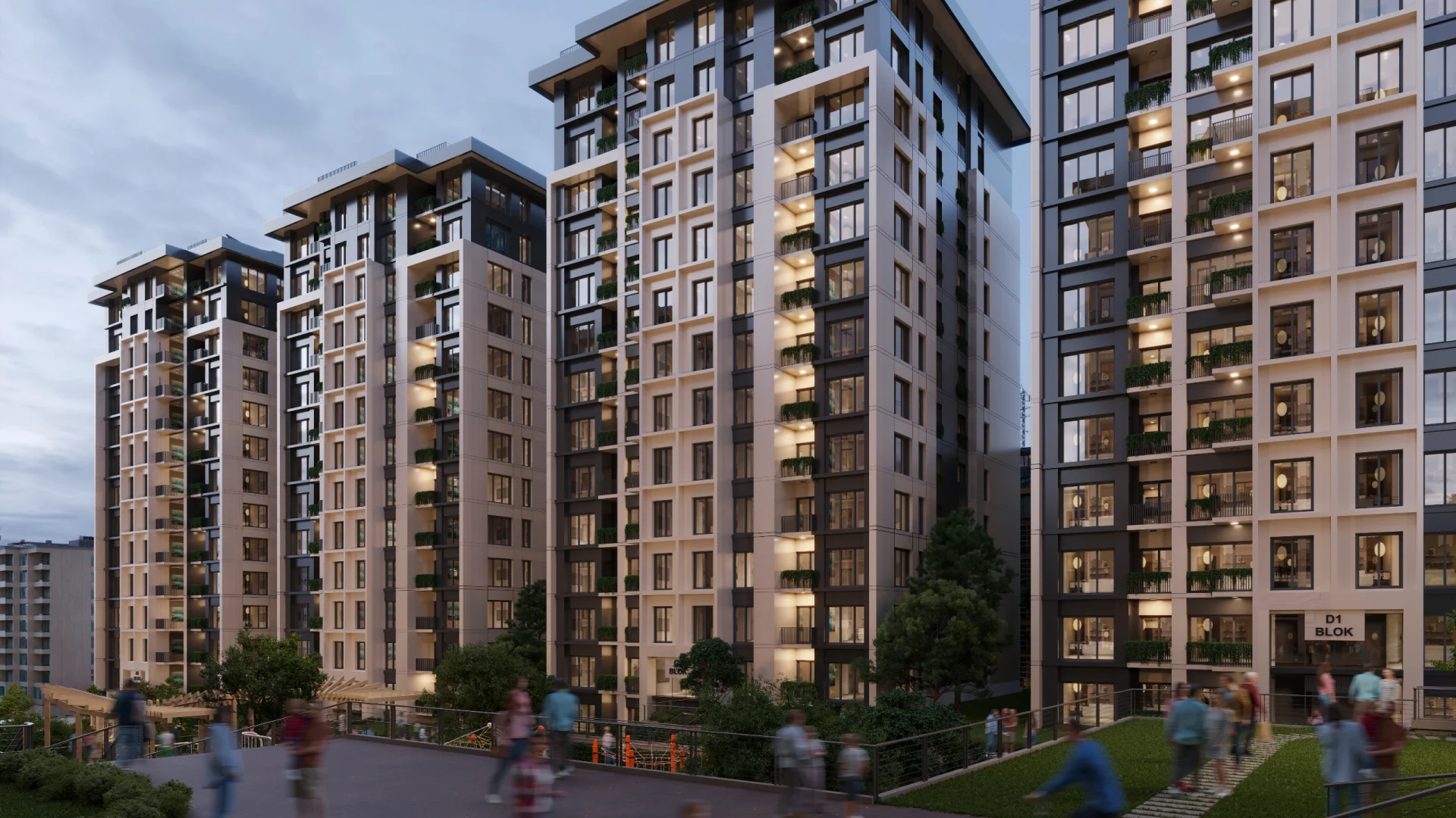 Современная резиденция с инфраструктурой в Багджыларе - untagged