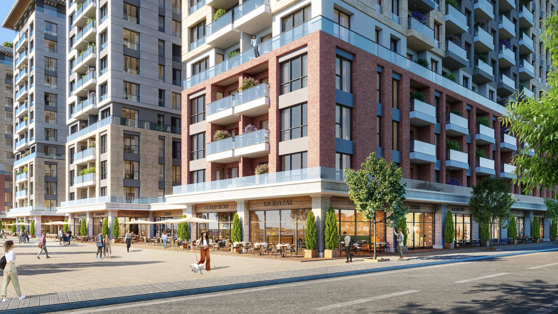 Современный комплекс в Зейтинбурну - street